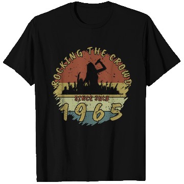 Discover 60th Birthday Rocking The Crowd SNG 07/1965 T Shirts
