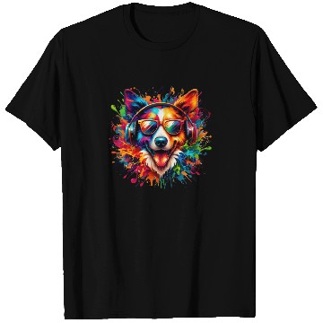 Discover Dog Beats Colorful T Shirts