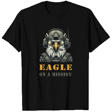 Discover Military Eagle In Mission T Shirts