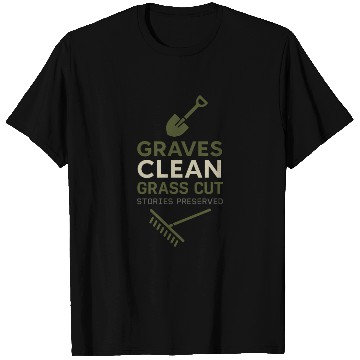 Discover Cemetery Worker Groundskeeper Graveyard Memorial T Shirts