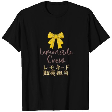 Discover Lemonade Crew Yellow Bow T Shirts
