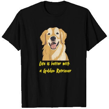 Discover Life Is Better With a Golden Retriever – Dog Lover T Shirts
