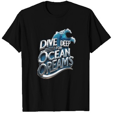 Discover Ocean Dream Depths Wave Reverie T Shirts