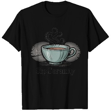 Discover SIP Serenity - Gentle Morning Magic T Shirts