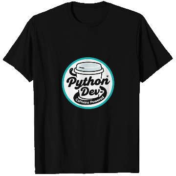 Discover Python Developer – Caffeine Powered T Shirts