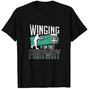Discover Disc Golf Winging It On the Fairway T Shirts