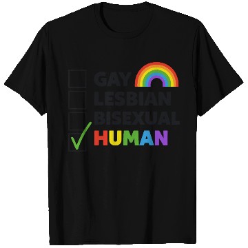 Discover Gay Lesbian Bisexual Human T Shirts