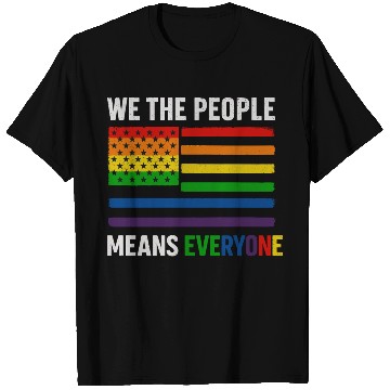 Discover Everyone's Rainbow Flag T Shirts