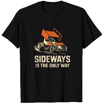 Discover Sprint Car Racing Dirt Track Speed Oval Race T Shirts