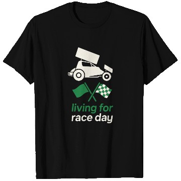 Discover Sprint Car Racing Dirt Track Speed Oval Race T Shirts
