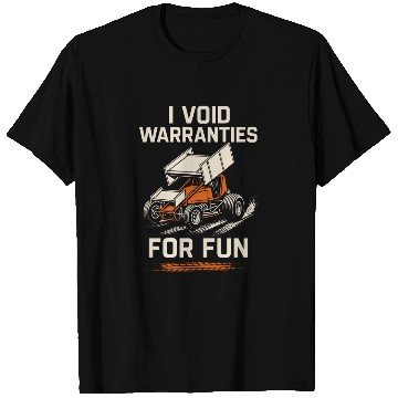Discover Sprint Car Racing Dirt Track Speed Oval Race T Shirts