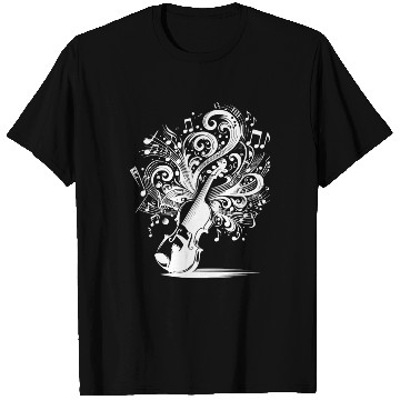 Discover Violin Music Loud, Creative, Unstoppable T Shirts