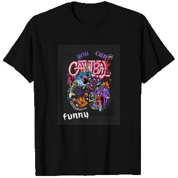Discover Crazy Cartoon Horror Vibes T Shirts