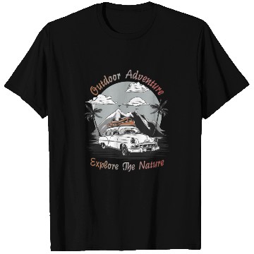 Discover Camping Outdoor Adventure Explore The Nature T Shirts