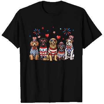 Discover Patriotic Dogs T Shirts