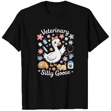 Discover Veterinarian Silly Goose Veterinary Medicine T Shirts