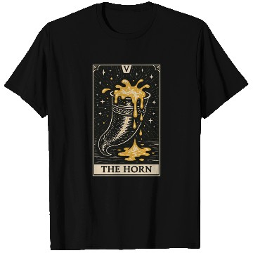 Discover The Horn – Mead Tarot Drinking Ritual Card T Shirts