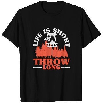 Discover Disc Golf Throw Long T Shirts