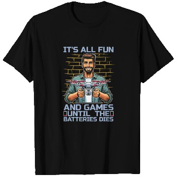 Discover Drone Enthusiast It's All Fun And Games Quadcopter T Shirts