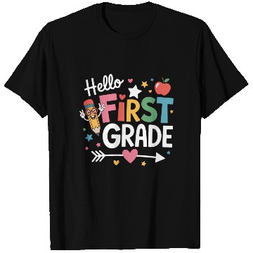 Discover Hello 1St First Grade Back To School Students T Shirts