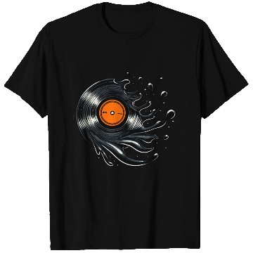 Discover Vinyl Splash - Retro Music Style T Shirts