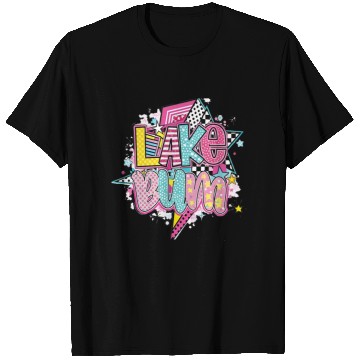 Discover Lake Bum Summer Vacation T Shirts