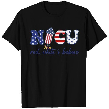 Discover NICU Patriotic Red White Babies T Shirts