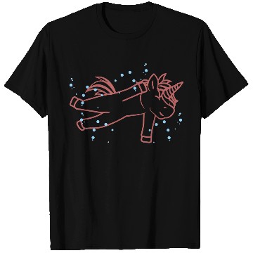 Discover Swimming Unicorn T Shirts