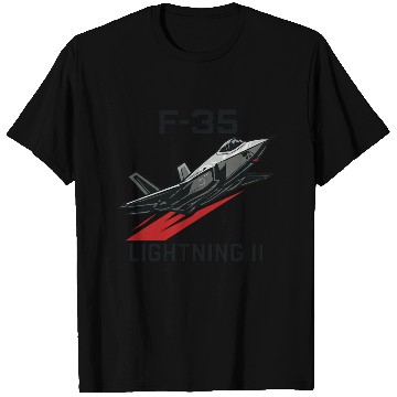 Discover F-35 Lightning II Stealth Fighter Jet Art T Shirts