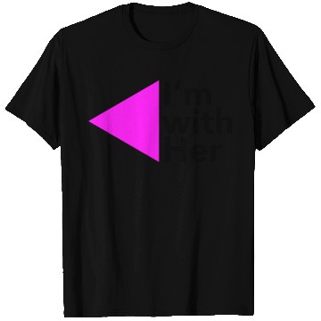 Discover I'm with Her (Left triangle) T Shirts