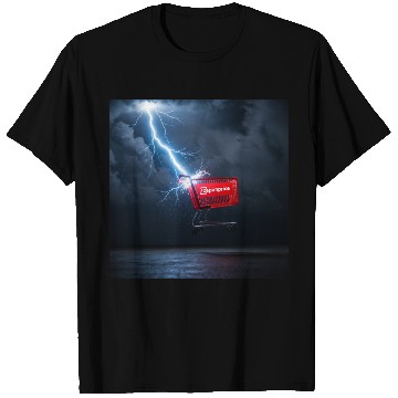 Discover Electric Storm Art T Shirts