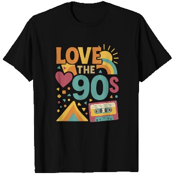 Discover Retro 90s Love – V T Shirts