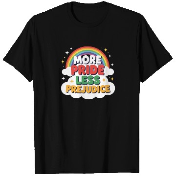 Discover More Pride Less Prejudice Rainbow Pride Month LGBT T Shirts