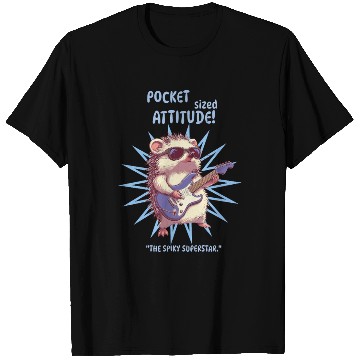 Discover Pocket Sized Attitude Hedgehog T Shirts