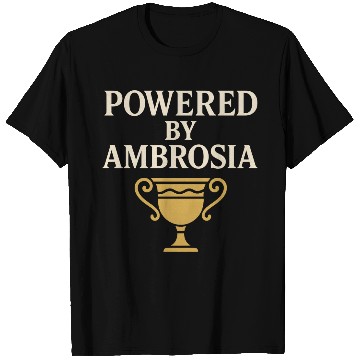 Discover Powered by Ambrosia - Mythology Inspired T Shirts