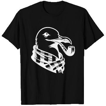 Discover Nordic Seagull Art With Sailor Flair T Shirts