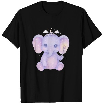 Discover Celestial Baby Elephant Magical Nursery Girl Art T Shirts