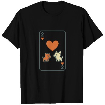 Discover Two Angry Pups of Hearts T Shirts