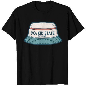 Discover 90s Kid State Of Mind Bucket Hat Retro 90s T Shirts