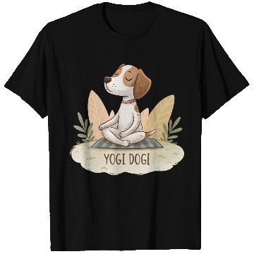 Discover Zen the Mindful Pup T Shirts