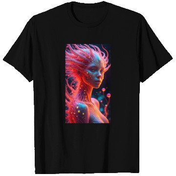 Discover Digital Phoenix - Ethereal Woman with Etherea Ener T Shirts