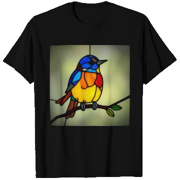 Discover STAINED GLASS BIRD T Shirts