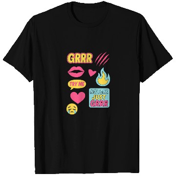 Discover Sticker Grrr – TikTok Baddie Pack T Shirts