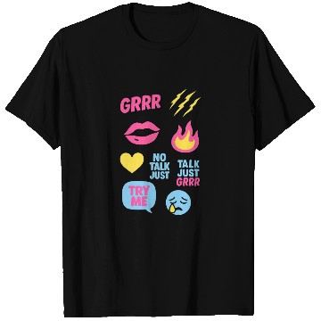 Discover Sticker Grrr – TikTok Baddie Pack T Shirts