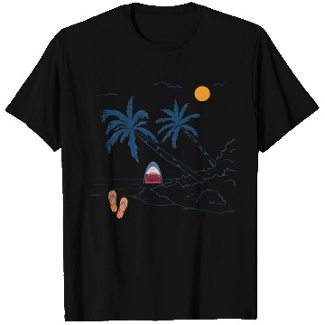 Discover Shark Surprise Beach Vibes T Shirts