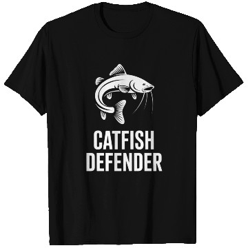 Discover Catfish Defender design for anglers and fish lover T Shirts