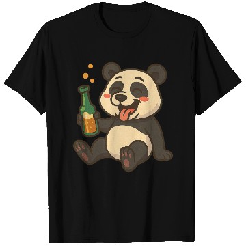 Discover Drunk Party Panda T Shirts