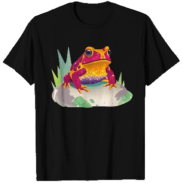 Discover Rainbow Frog Fiesta T Shirts