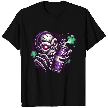 Discover Skull Sprayer T Shirts