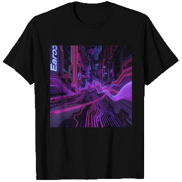 Discover Cyberpunk Cityscape T Shirts